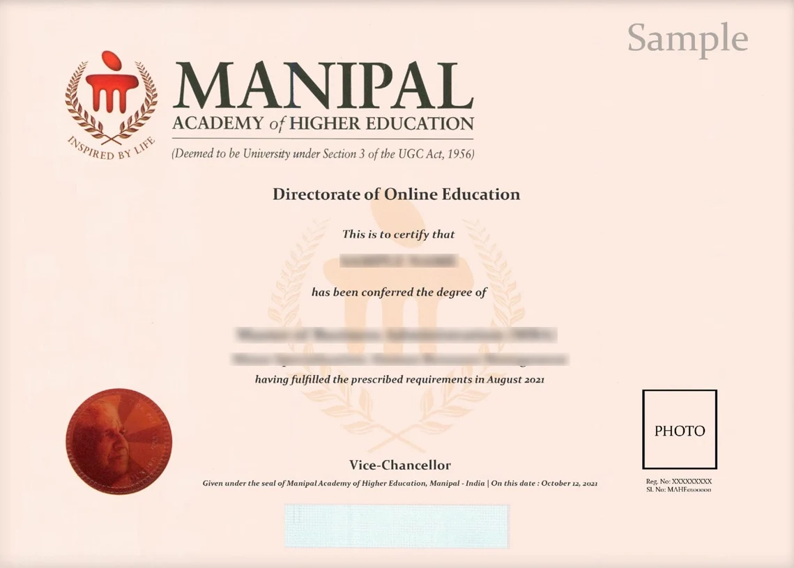 Sample Certificate