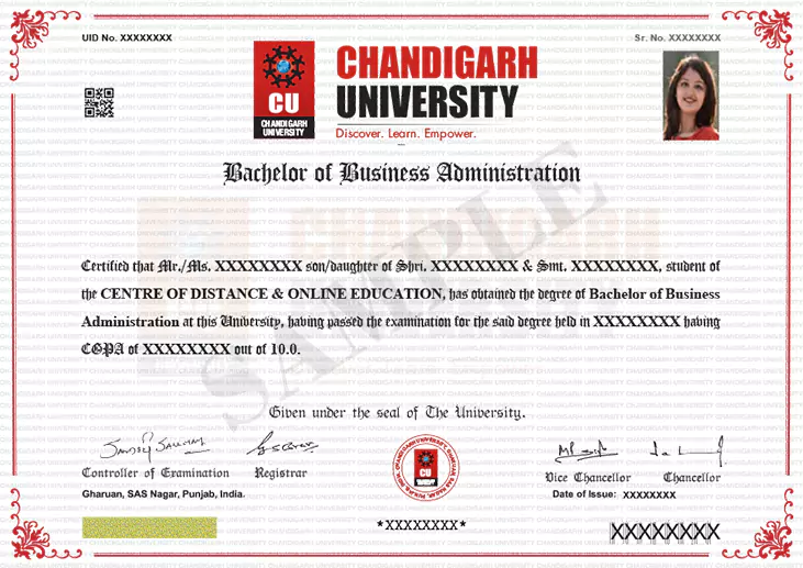 Sample Certificate