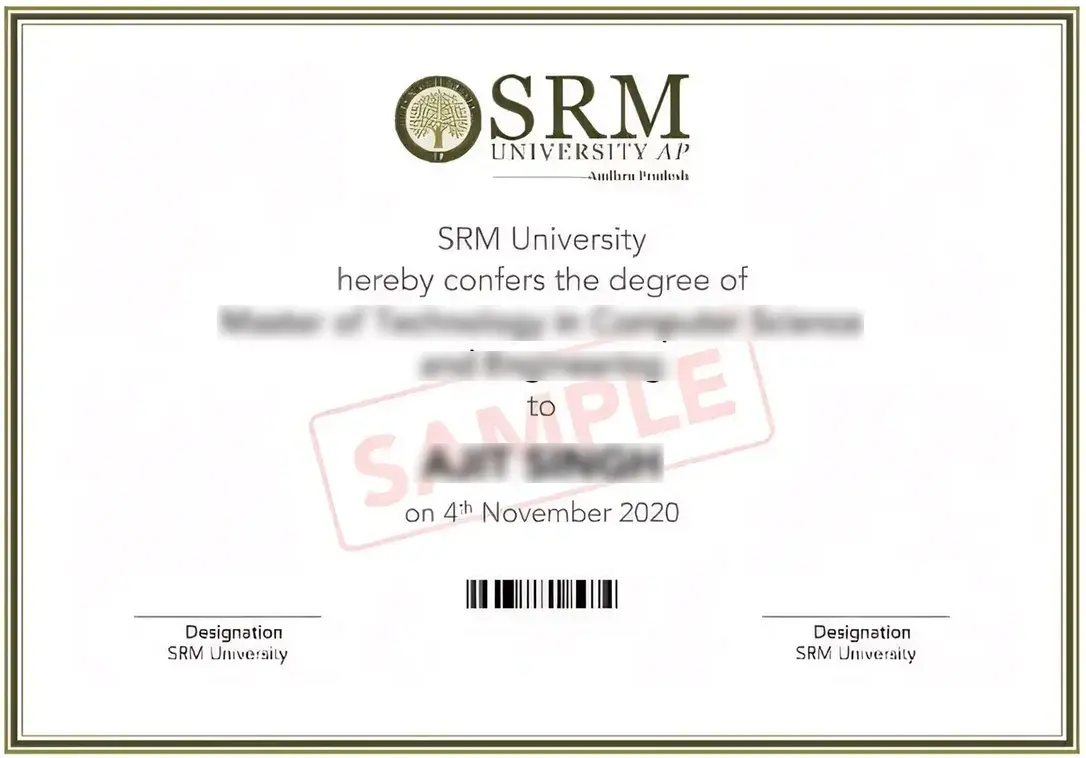 Sample Certificate