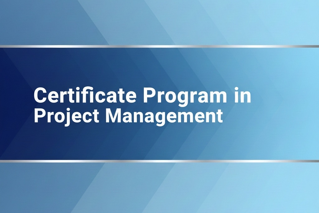 Certificate Program in Project Management @ UPES Online